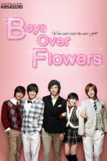 Boy before flower